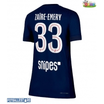 Paris Saint-Germain Warren Zaire-Emery #33 Hjemmedrakt Dame 2025-26 Kortermet